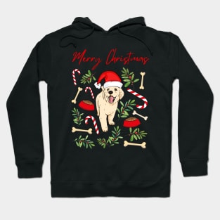 Merry Christmas cute labrador Seasons Greetings Tis The Season To Be Jolly Cutest puppy Hoodie